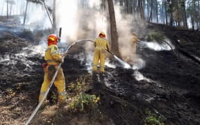 New Zealand firefighters helping douse hot spots in British Columbia.