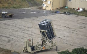 Israeli Iron Dome defence system, designed to intercept and destroy incoming short-range rockets and artillery shells, stands near the Syrian border in the Israeli-annexed Golan Heights.