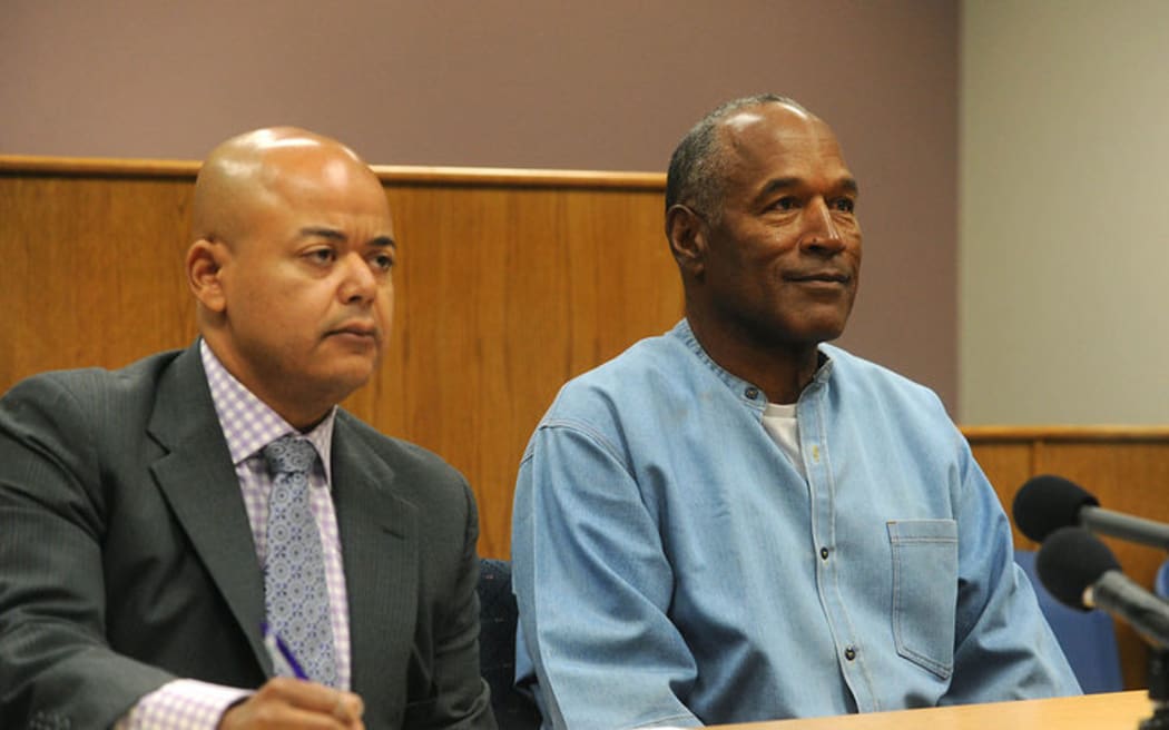 OJ Simpson during a parole hearing in Nevada.