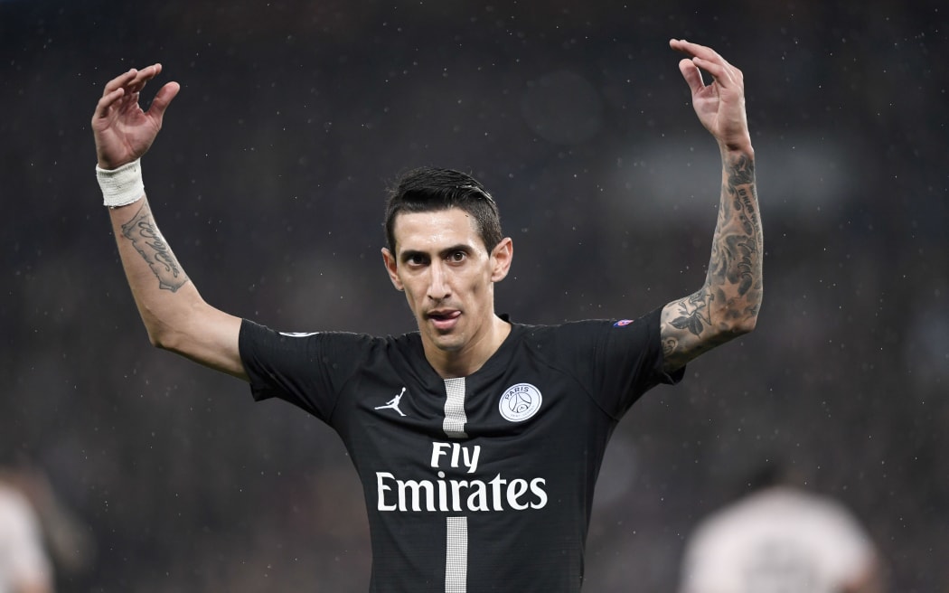 Angel Di Maria of Paris Saint-Germain.