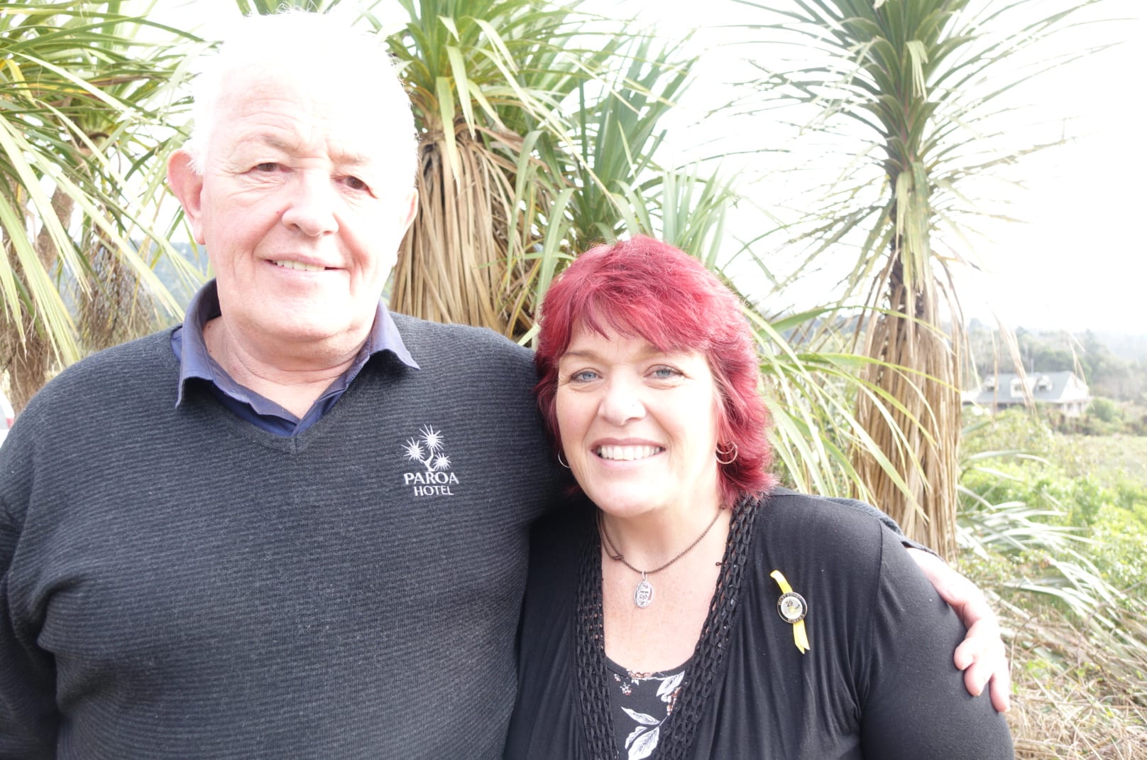 Families representatives' for Pike River Bernie Monk and Anna Osborne.