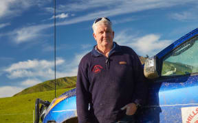 Mark Warren and Marley the labrador