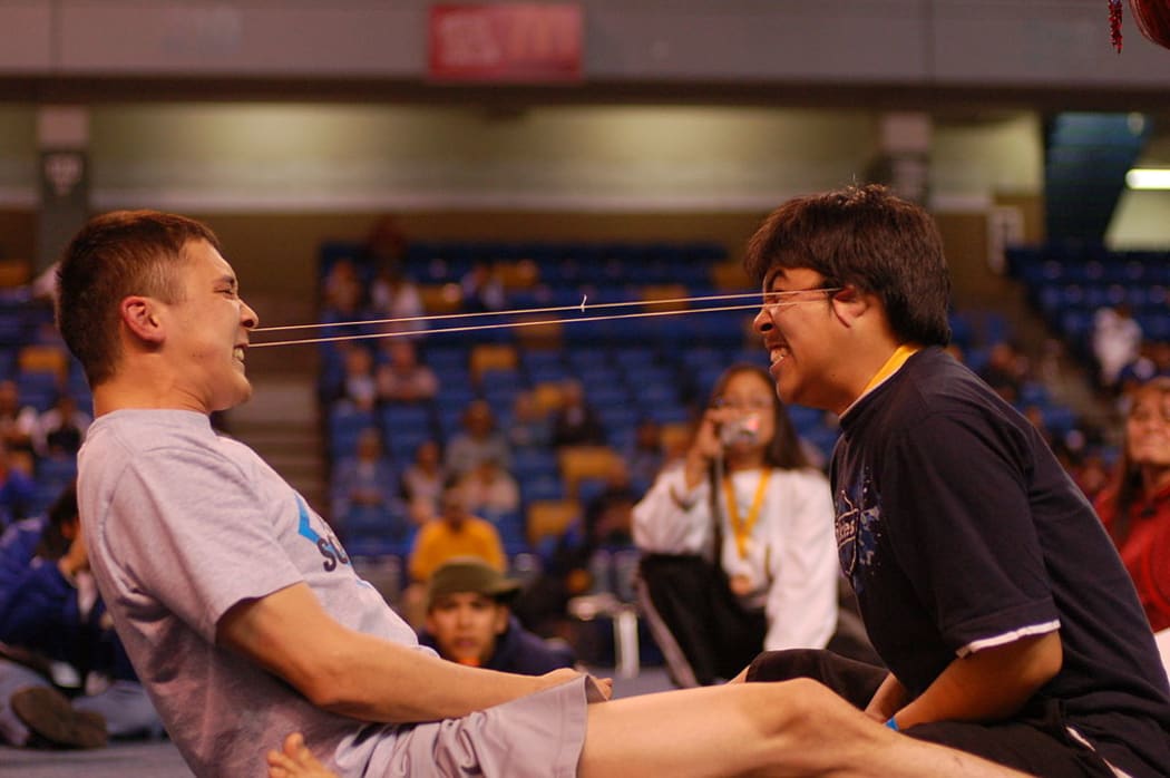 The WEIO website describes the infamous ear pull as “a game of stamina”.