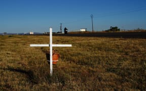 road toll cross generic white