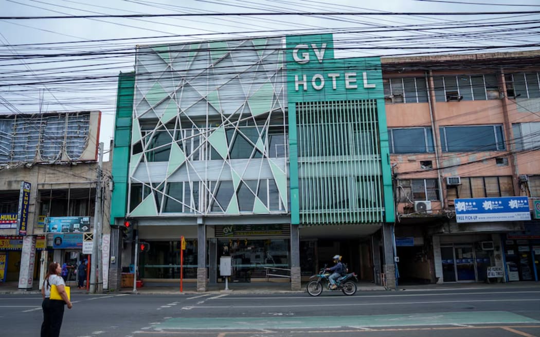 The GV Hotel is in downtown Davao, near the city hall and the police station.
