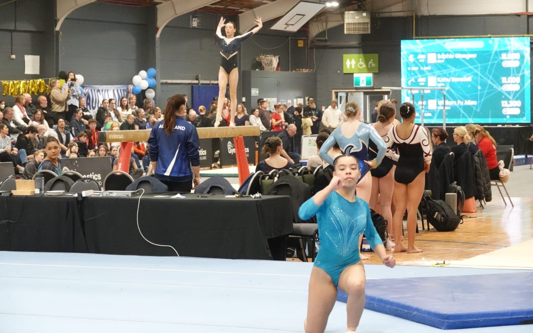 Gymnasts at national champs