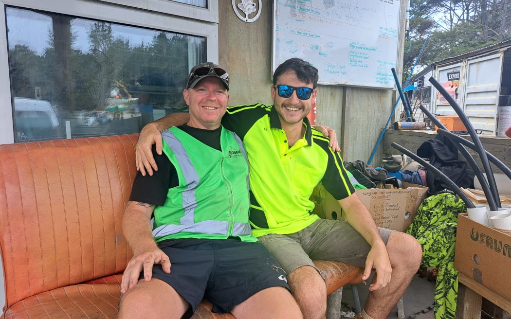 Anamata workers Ben (left) and Sol (right)