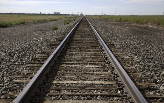 Railroad tracks. Railway tracks. generic