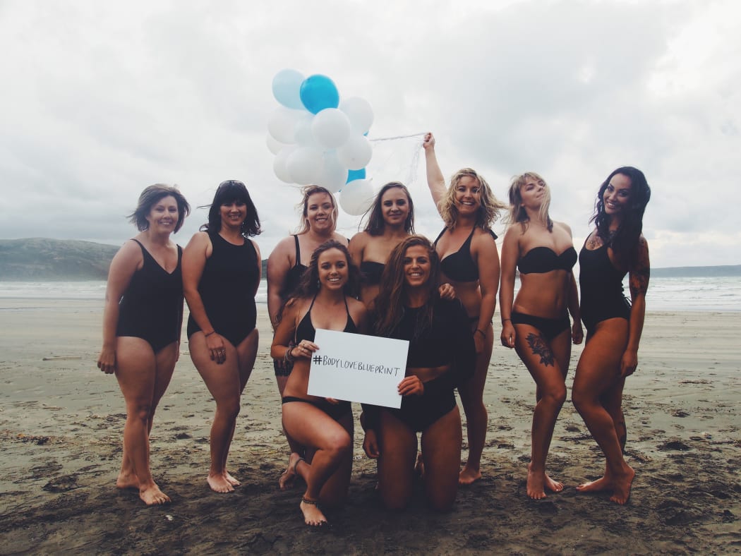 Courtney Durr and members of Body Love Blueprint