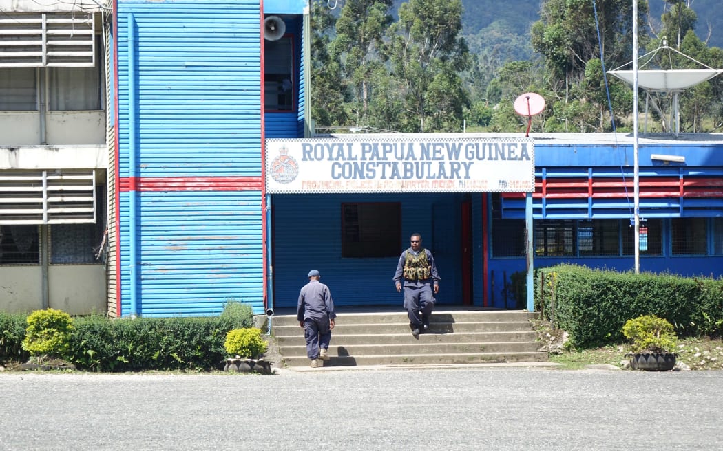 Southern Highlands police headquarters, Mendi.