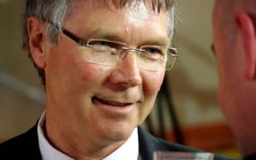 David Parker on election night in Auckland.