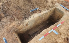 Two Home Guard rifle pits from WW2 were found to the north of the intersection of SH3.