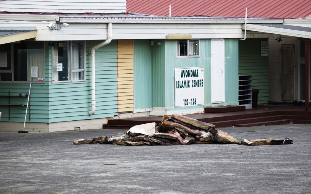 The front of the Islamic Centre in Blockhouse Bay.