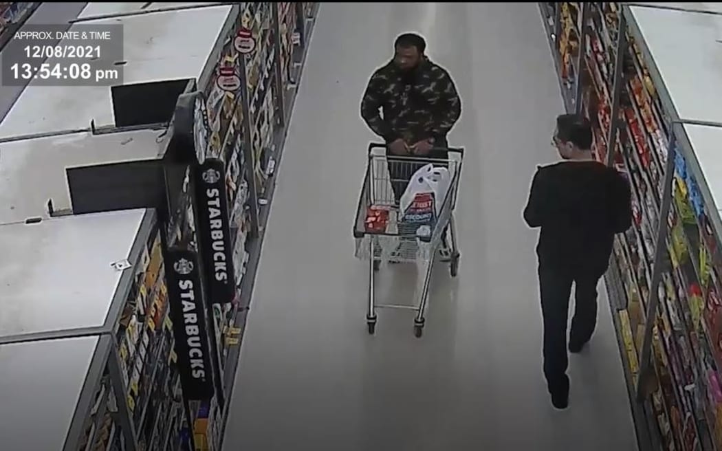 Ahamed Samsudeen visiting the New Lynn Woolworths about a month prior to the attack.