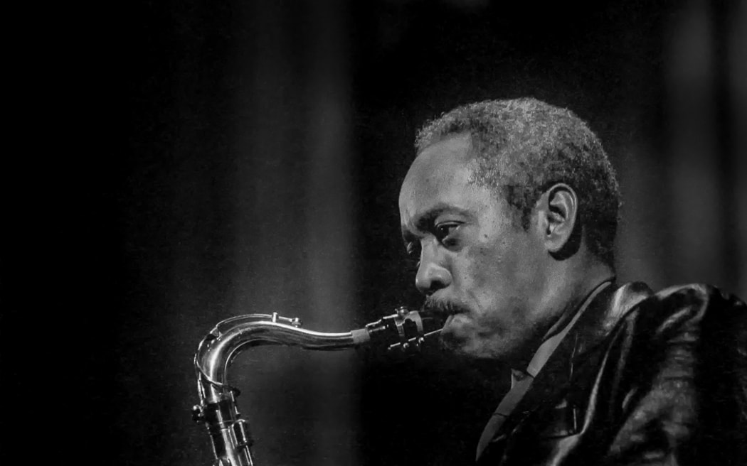 Sonny Stitt playing the saxophone