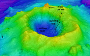 The Le Havre submarine volcano.