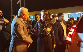 Prime Minister Jacinda Ardern arrived in Suva on Monday evening on the first visit to Fiji by a New Zealand Prime Minister since 2016.