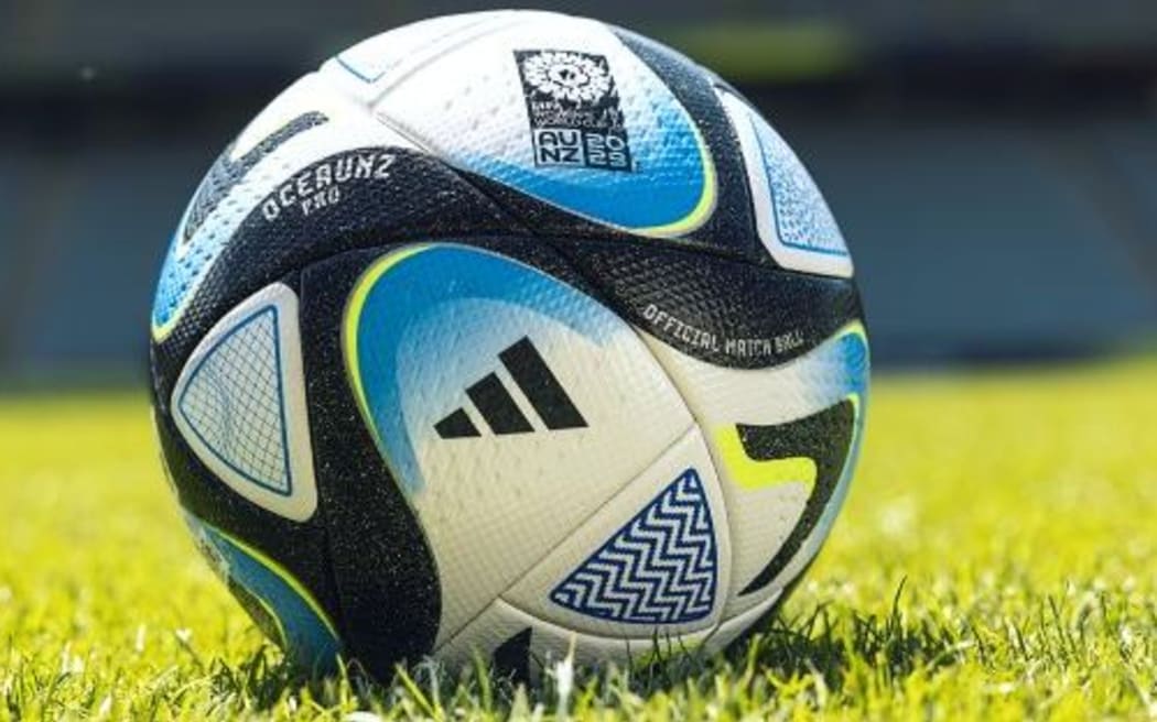 a) The seven FIFA official match balls and two generic balls used for