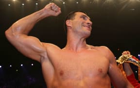 Wladimir Klitschko after winning.