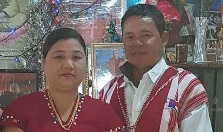 Kay Dah Ukay (right) and his wife Mu Thu Pa (left). The couple, who were not wearing lifejackets, died after being swept off rocks while fishing at Muriwai.