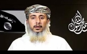 Nasser bin Ali al-Ansi, shown in a social media video posted by the group.