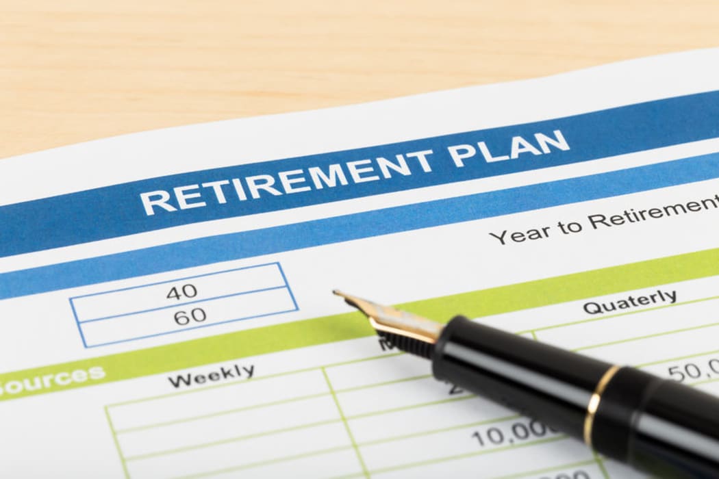 Retirement plan sign