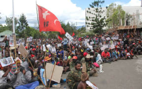 West Papuans demonstrate in Wamena, 10 December 2016