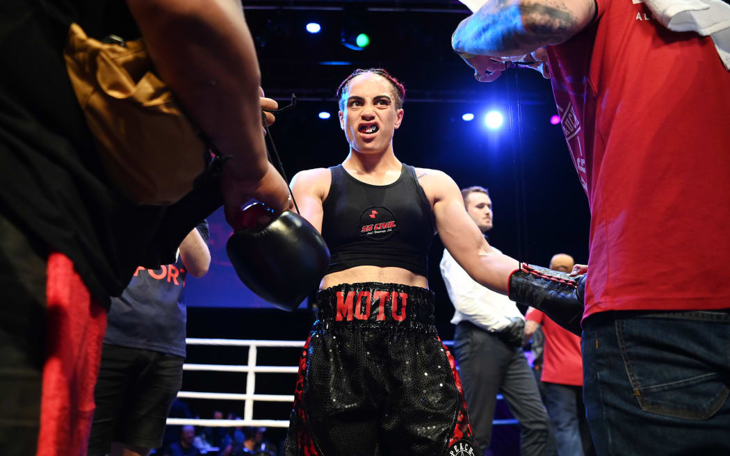 Auckland boxer Mea Motu