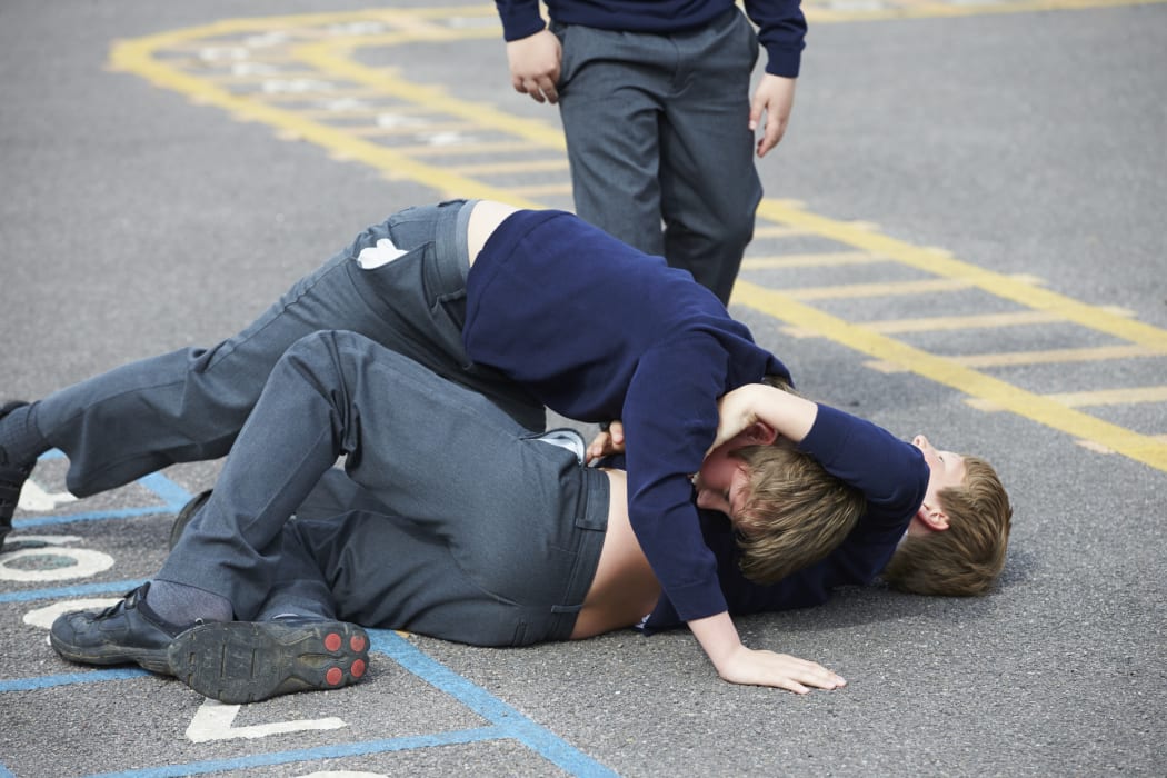 students fight school boys.
