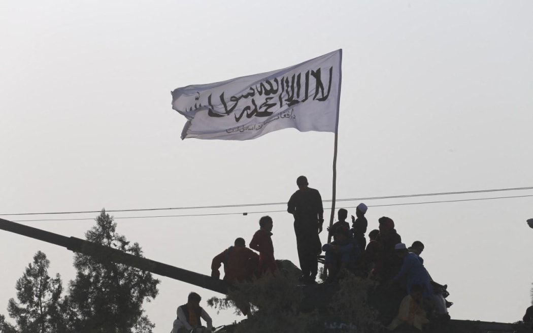 HERAT, AFGHANISTAN - AUGUST 18: Taliban patrol in Herat city after took control in Herat, Afghanistan, on August 18, 2021