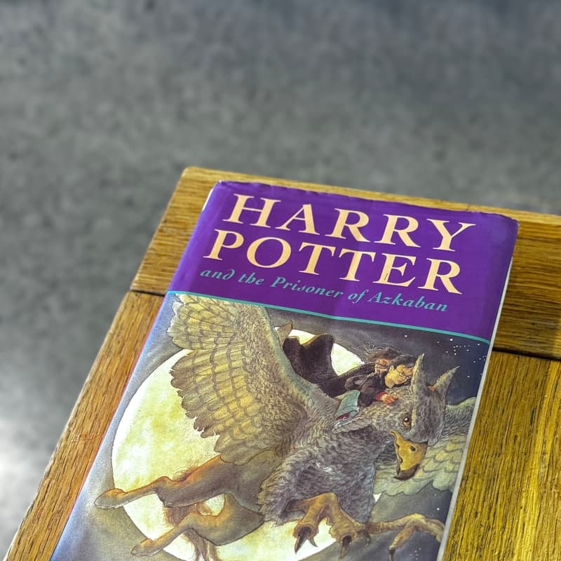 A Harry Potter and the Prisoner of Azkaban first edition book has been auctioned off at The Estate at Webb's.