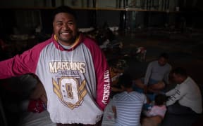 Fola Samoa, an RSE worker in Hastings, was rescued with his colleagues via helicopter from the roof of one of their buildings.