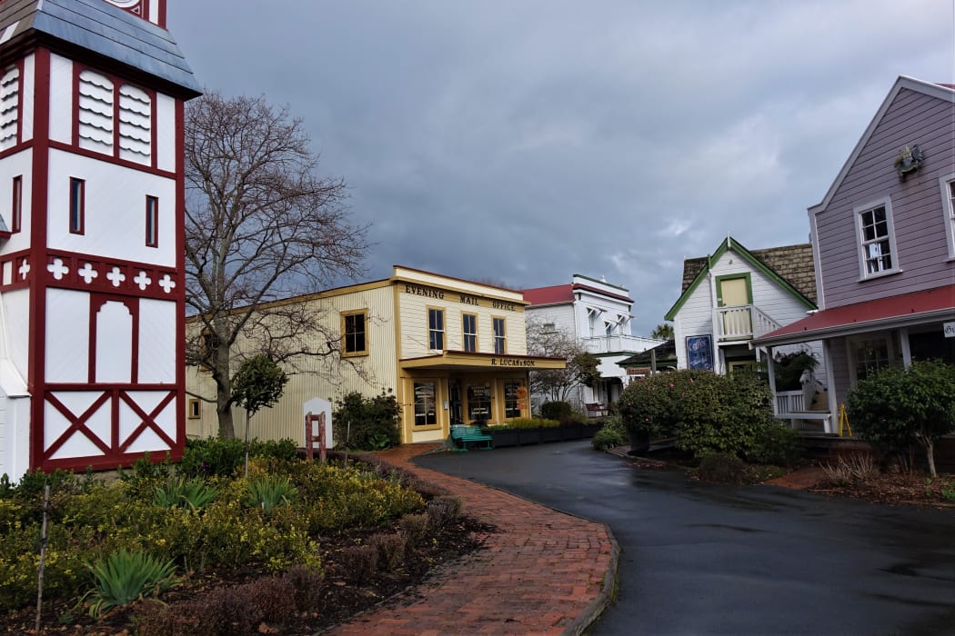 The Nelson Evening Mail office at Founders Heritage Park.