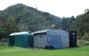 Kāeo’s private water treatment plant, on School Gully Road, draws from the Waikara Stream.