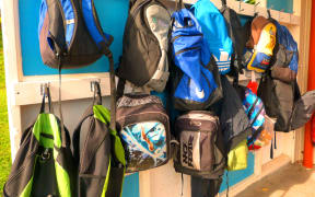 Bags at Maraeroa School in Porirua