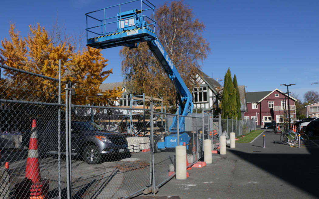 The original Dux de Lux building in central Christchurch was badly damaged in the 2011 Canterbury earthquakes