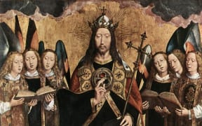 Christ Surrounded by Musician Angels - Hans Memling (1480s)