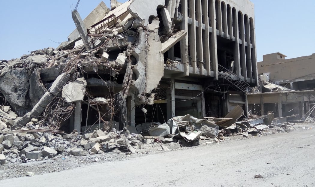 Destruction in Mosul, Iraq