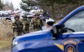 Law enforcement responding near Temple Israel following reports of an active shooter on 12 March, 2026, in West Bloomfield, Michigan.