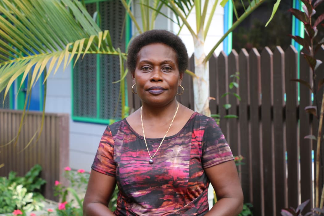 The deputy mayor of Arawa in Bougainville, Genevieve Korokoro.