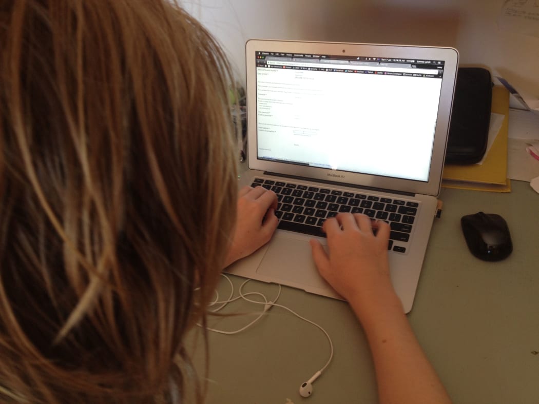 A 15-year-old from Wellington checking his NCEA level 1 results.