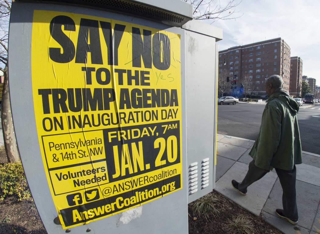 A week of protests has been organised in the run-up to Donald Trump's inauguration on 20 January.