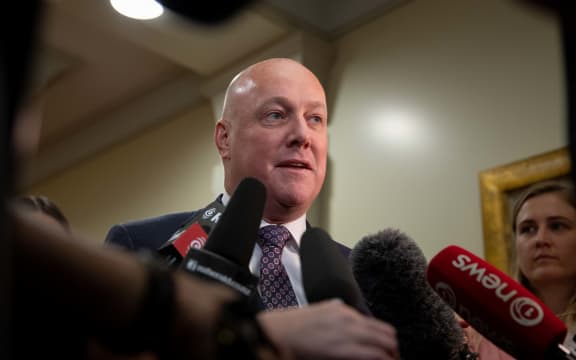 National Party leader Christopher Luxon
