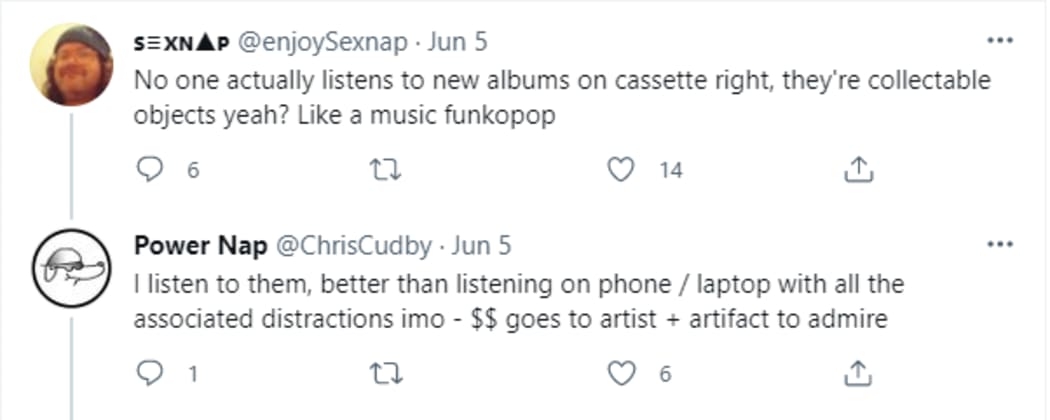 The tweet in question