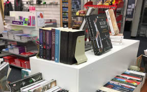 Inside Lincoln's bookshop.