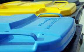 rubbish bins