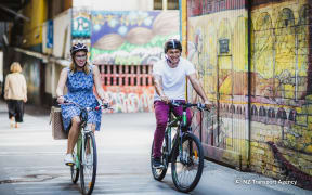 Cycling in Auckland