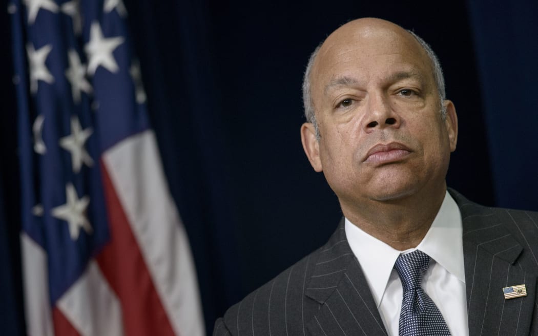 US Homeland Security Secretary Jeh Johnson