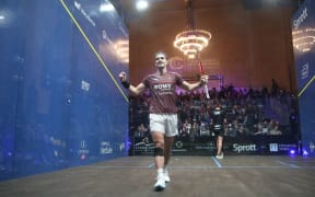 Paul Coll is through to the final of the Tournament of Champions. Photo credit; PSA.