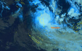 A satellite image of Tropical Cyclone Lola at  2am Wednesday 25 October local time.